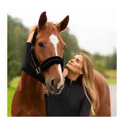 Equinavia Valkyrie Ultra Fleece Breakaway Horse Halter Black/Black - Item # 51328