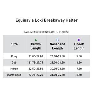 Equinavia Loki Breakaway Horse Halter Black - Item # 51329