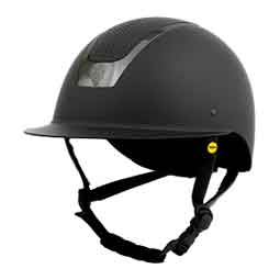 Equinavia Crown MIPS Horse Riding Helmet Black/Gunmetal - Item # 51331