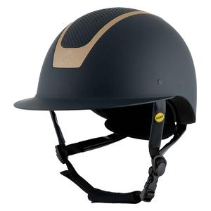Equinavia Crown MIPS Horse Riding Helmet Navy/Gold - Item # 51331