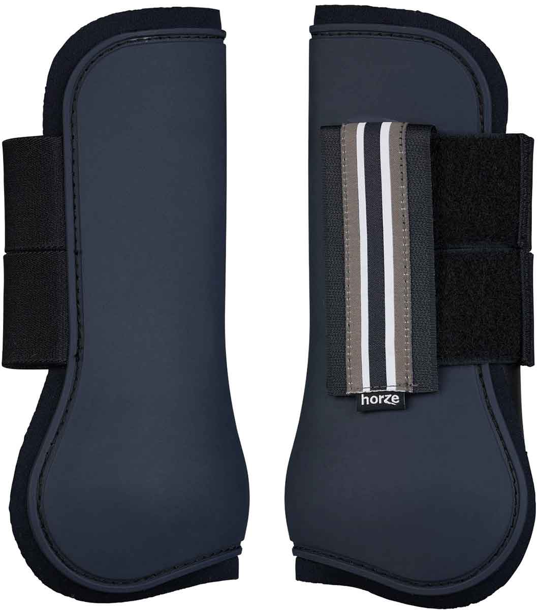 HORZE Adepto Open Front Tendon Boots Durable Shell with Neoprene Li HORZE Adepto Open Front Tendon Boots Durable Shell with Neoprene Li