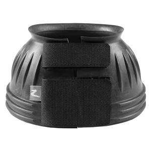 Double Closure No-Turn Rubber Horse Bell Boots Black - Item # 51360