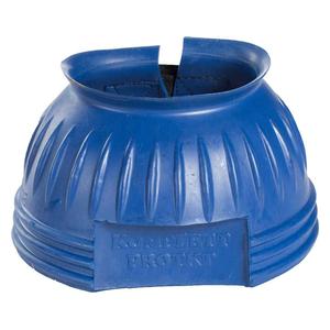 Double Closure No-Turn Rubber Horse Bell Boots Blue - Item # 51360