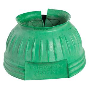 Double Closure No-Turn Rubber Horse Bell Boots Green - Item # 51360