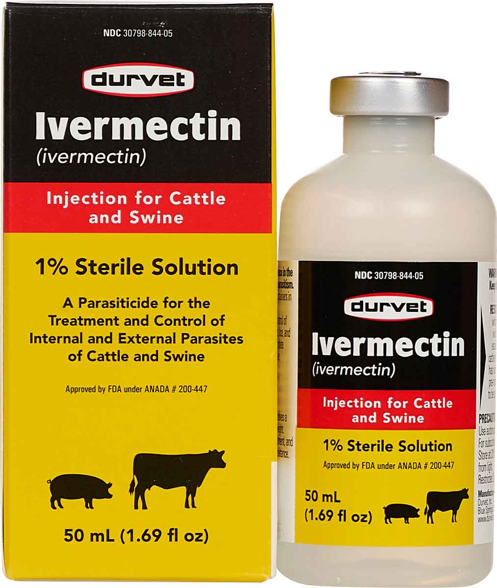 Valley Vet - Ivermectin Injection 1% for Cattle and Swine Durvet ...