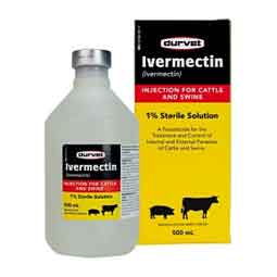 Ivermectin Injection 1% for Cattle and Swine 500 ml - Item # 51376