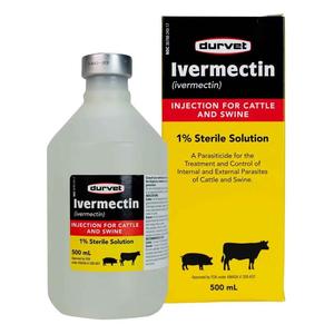 Ivermectin Injection 1% for Cattle and Swine 500 ml - Item # 51376