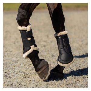 Ty Nordic Air Brushing Horse Boots Black/Natural - Item # 51378