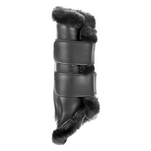 Vali Ultra Fleece Brushing Horse Boots Black/Black - Item # 51385