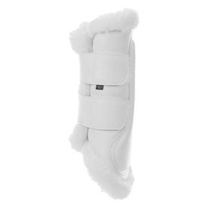 Vali Ultra Fleece Brushing Horse Boots White/White - Item # 51385