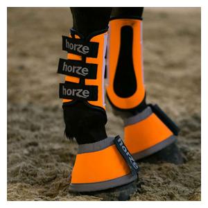 Reflective Horse Bell Boots Orange - Item # 51390