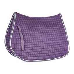 Adepto All-Purpose Horse Saddle Pad Black Currant Purple - Item # 51396