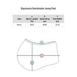 Stockholm Jump Horse Saddle Pad Black - Item # 51408