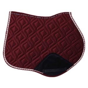 Stockholm Jump Horse Saddle Pad Wine Red - Item # 51408