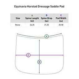 Harstad Dressage Saddle Pad Black - Item # 51411