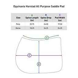 Harstad All-Purpose Pony Saddle Pad White - Item # 51413