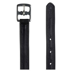 Soft Stirrup Leathers with Nylon Inside Black - Item # 51456