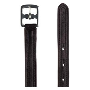 Soft Stirrup Leathers with Nylon Inside Dark Brown - Item # 51456