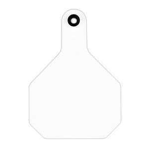 Custom Numbered Large Cattle ID Ear Tags White - Item # 51492