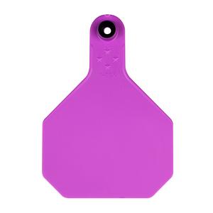 Custom Numbered Large Cattle ID Ear Tags Purple - Item # 51492