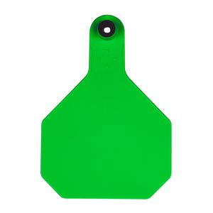 Custom Numbered Large Cattle ID Ear Tags Green - Item # 51492