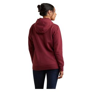 Womens Ariat Logo Hoodie Zinfandel - Item # 51524