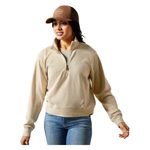 High Noon 1/2 Zip Women's Sweatshirt Oatmeal Heather - Item # 51527