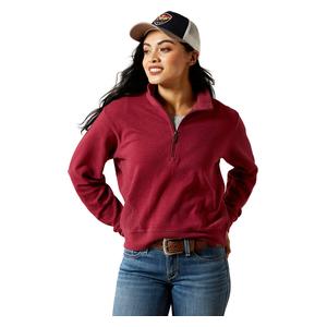 High Noon 1/2 Zip Women's Sweatshirt Beaujolais - Item # 51527