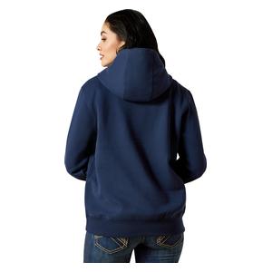 Womens Ariat Emblem Hoodie Dress Blue - Item # 51531