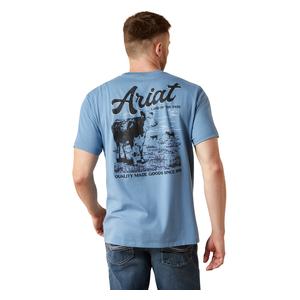 Mens Cattle Co. T-Shirt Coronet Blue - Item # 51533