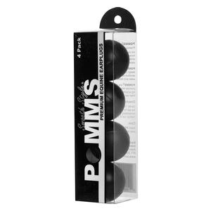 Smooth Style Pomms Premium Equine Ear Plugs Black - Item # 51554