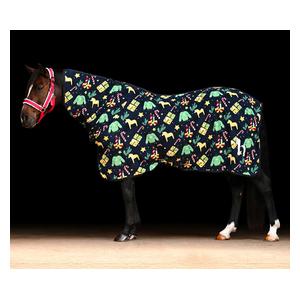 Horze Santa Fleece High Neck Horse Cooler Christmas Print - Item # 51561