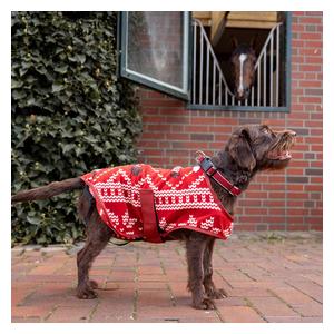 Horze Santa Fleece Dog Coat Red - Item # 51562