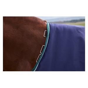 Comfitec Plus Dynamic Turnout Medium Horse Blanket with Standard Neck Navy/Forest Green - Item # 51579