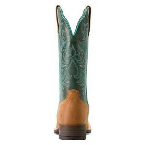 Hybrid 12-in Ranch Time Cowgirl Boots Acron/Teal - Item # 51597