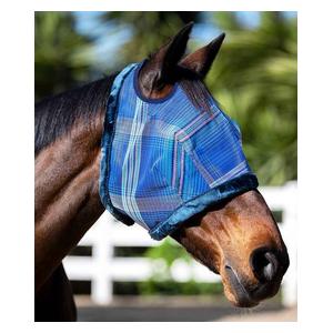 Horse Fly Mask with Fleece Trim Kentucky Blue - Item # 51614
