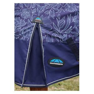 Comfitec Essential Patterned Turnout Medium Horse Blanket with Standard Neck Floral - Item # 51617