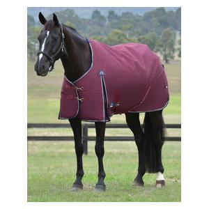 Comfitec Essential Lightweight 50G Standard Neck Turnout Horse Blanket Burgundy/Navy - Item # 51621