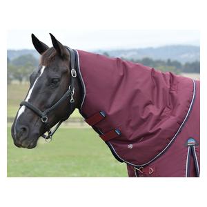 Comfitec Essential Medium Horse Neck Cover Burgundy/Navy - Item # 51624
