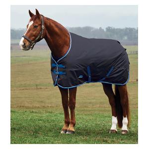 Comfitec Tyro Turnout Medium Horse Blanket with Standard Neck Black/Cobalt - Item # 51642