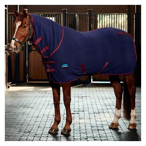 Anti-Static Fleece Cooler Combo Neck Horse Sheet Navy/Burgundy - Item # 51649