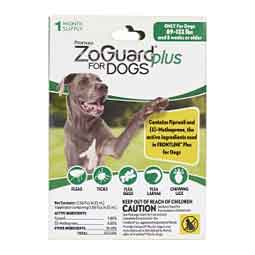 ZoGuard Plus for Dogs 1 dose (89-132 lbs) - Item # 51653