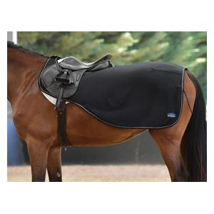 Anti-Static Fleece Horse Quarter Sheet Black/Silver - Item # 51657