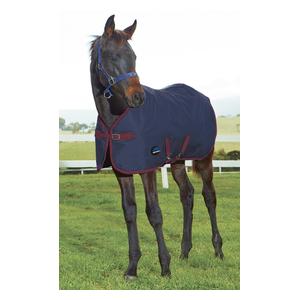Foal Medium Turnout Blanket with Standard Neck Navy/Burgundy - Item # 51659