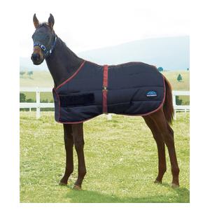 Foal 420D Medium Stable Blanket with Standard Neck Navy/Burgundy - Item # 51660