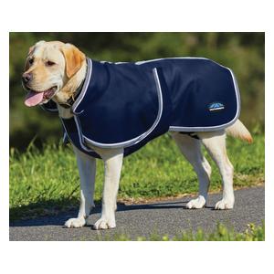 Comfitec 1200D Deluxe Waterproof Dog Coat Navy/Gray/White - Item # 51668