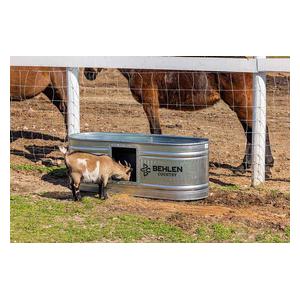 Farmstead Galvanized Waterer 160 gallon (72 in L x 24 in W x 24 in H) - Item # 51704
