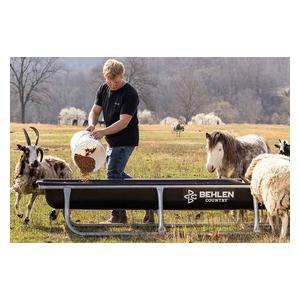 Stockman Galvanized Bunk Feeder 10 ft (120 in L x 34 in W x 19 in H) - Item # 51745