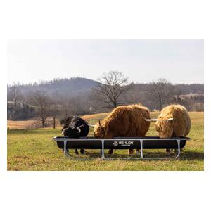 Stockman Galvanized Bunk Feeder 10 ft (120 in L x 34 in W x 19 in H) - Item # 51745