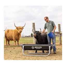 Stockman Galvanized Bunk Feeder 5 ft (60 in L x 34 in W x 19 in H) - Item # 51746